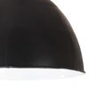 vidaXL Industrial Vintage Hanging Lamp 25 W Black Round 31 cm E27