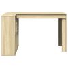 vidaXL Office Desk Sonoma Oak 123.5x73.5x75 cm Engineered Wood