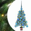 vidaXL Christmas Tree with 150 LEDs with Stand Green 65 cm PE