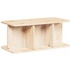 vidaXL Coffee Table Natural 80 x 39.5 x 33.5 cm Solid pine wood