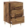 vidaXL Bedside Cabinet Old Wood 40 x 40 x 66 cm Engineered Wood