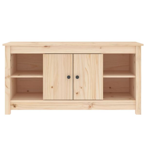 vidaXL TV Cabinet 103x36,5x52 cm Solid Wood Pine