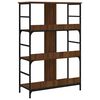 vidaXL Bookshelf Brown Oak 78.5x33x117.5 cm Engineered Wood