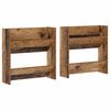 vidaXL Shoe Cabinet 2 pcs Old Wood 60 x 18 x 60 cm Engineered Wood
