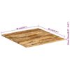 vidaXL Table Top 15-16 mm 60x60 cm Solid Wood Mango