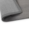 vidaXL Rug 120x160 cm Faux Rabbit Pelt Dark Grey