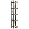 vidaXL 5-Tier Bookcase 40x30x180 cm Solid Acacia Wood