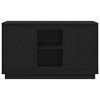 vidaXL Sideboard Black Oak 102 x 35 x 60 cm Engineered Wood