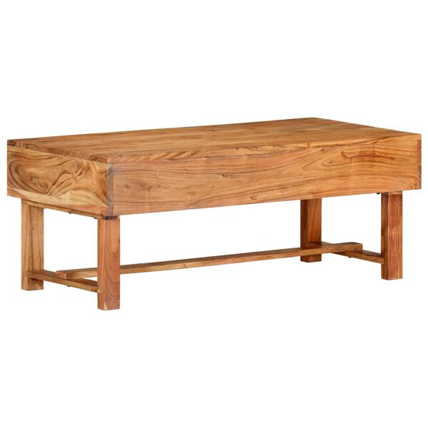 vidaXL Coffee Table 100x50x40 cm Solid Acacia Wood
