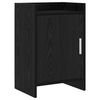 vidaXL Bedside Tables Black Oak 40 x 30 x 60 cm Engineered Wood