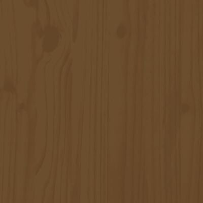 vidaXL Parasol Base Cover Honey Brown Solid Wood Pine