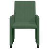 vidaXL Dining Chairs 2 pcs Grey green 57 x 66 x 94 cm Corduroy fabric
