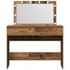 vidaXL Dressing Table Old Wood 100 x 40 x 120 cm Engineered Wood