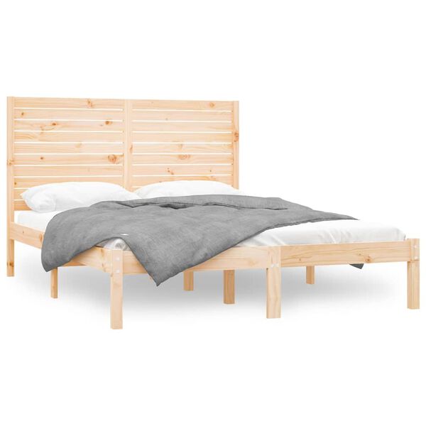 vidaXL Bed Frame without Mattress 160x200 cm Solid Wood