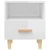 vidaXL Bedside Cabinets 2 pcs High Gloss White 40x35x47 cm