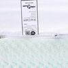 vidaXL Mattress Topper White and Green 140 x 200 x 6 cm Jaquard Fabric