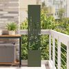 vidaXL Garden Privacy Screen Olive green 32 x 140 cm Cold-rolled steel