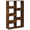 vidaXL Room Divider Smoked Oak100x33x155,5 cm Engineered Wood