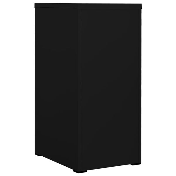 vidaXL Filing Cabinet Black 46x62x102.5 cm Steel