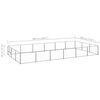 vidaXL Dog Kennel Silver 18 m&sup2; Steel