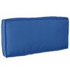 vidaXL Pallet Cushion for Backrest Royal blue 80 x 40 x 12 cm