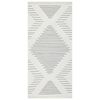vidaXL Rug Dark Grey 100x200 cm Cotton