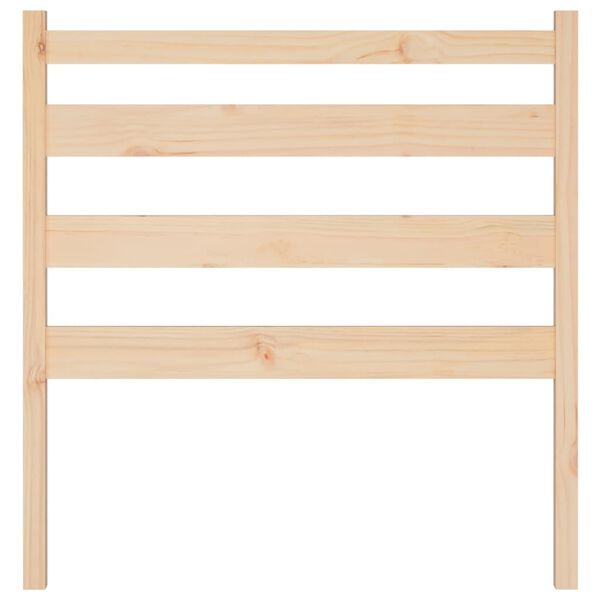 vidaXL Bed Headboard 96x4x100 cm Solid Wood Pine