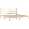 vidaXL Bed Frame without Mattress 200x200 cm Solid Wood Pine