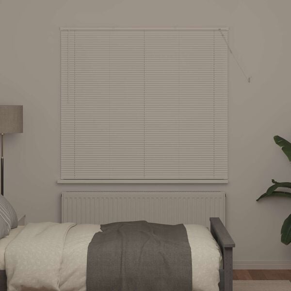 vidaXL Venetian Blind Manual Adjustable White 150 x 130 cm PVC