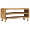 vidaXL TV Cabinet 105x46x32 cm Solid Wood Rough Mango