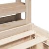 vidaXL Bed Frame without Mattress 75x190 cm Small Single Solid Wood Pine