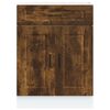 vidaXL Kitchen Base Cabinet Porto Smoked Oak Engineered Wood
