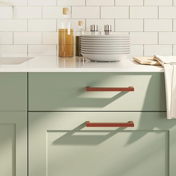 vidaXL Cabinet Handles 10 pcs Bronze 160 mm Stainless Steel