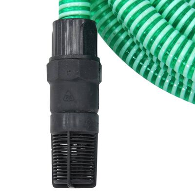 vidaXL Suction Hose with PVC Connectors Green 1" 10 m PVC