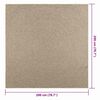 vidaXL Rug ZIZUR Beige 200x200 cm Jute Look Indoor and Outdoor