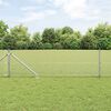 vidaXL Fence Post Silver 10 x 0.6 m (16 x 16 mm mesh) Steel