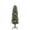 vidaXL Artificial Christmas Tree with 150 LEDs with Stand Green 150 cm
