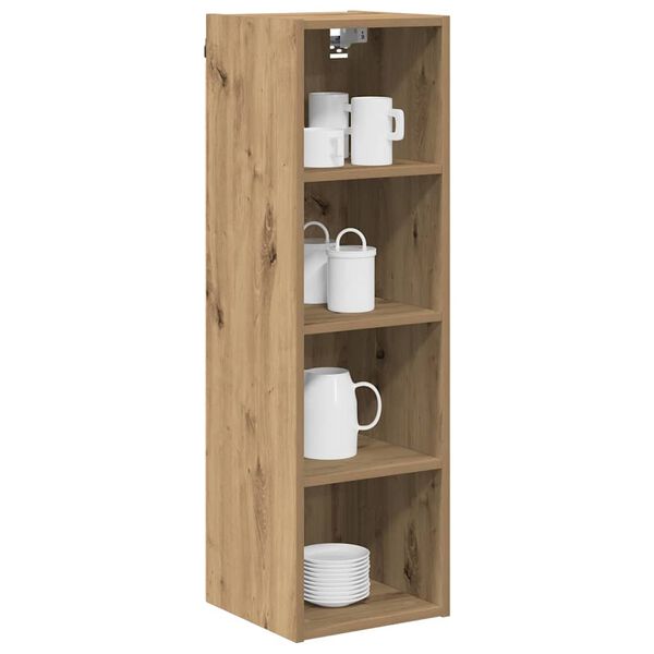 vidaXL Hanging Cabinet Artisan Oak 30 x 29.5 x 100 cm Engineered Wood