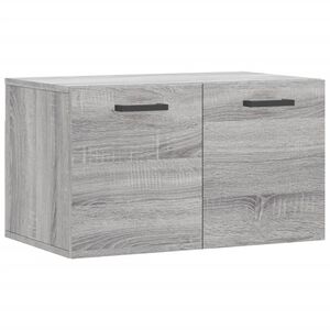 vidaXL Wall Cabinet Grey Sonoma 60x36.5x35 cm Engineered Wood