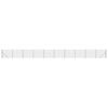 vidaXL Wire Mesh Fence with Flange Anthracite 2x25 m