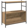 vidaXL Bookshelf Artisan Oak 80 x 30 x 78.5 cm Engineered Wood
