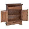vidaXL Storage Cabinet 63 x 30 x 79 cm Solid Mahogany Wood