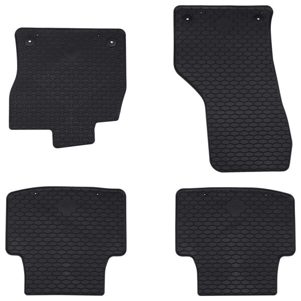 vidaXL Car Mat 4 pcs Black VW for PASSAT B8 Rubber