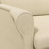 vidaXL Armchair Cream 76 x 94 x 102 cm Fabric