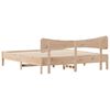 vidaXL Bed Frame without Mattress 180x200 cm Super King Solid Wood Pine