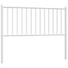 vidaXL Metal Replace Headboard White 107 cm