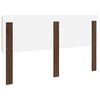 vidaXL Headboard Brown Oak 200 cm Engineered wood