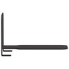vidaXL Invisible Floating Shelf with Shelf 4 pcs Black 6 x 11 x 6.5 cm