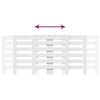 vidaXL Radiator Cover White 205x21.5x83.5 cm Engineered Wood