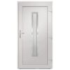 vidaXL Front Door Anthracite 88x200 cm PVC